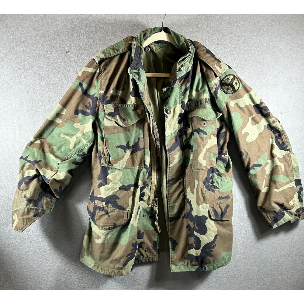 U S‎ Army Camo Jacket 278th Armored Calvery Medium